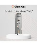 : Glam Gas Water Heater 30 Gallon (14 X 10) | Water Geyser Electric + Gas | 0% Installment Available