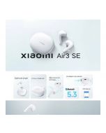 Xiaomi Earbuds Air 3 SE Stylish and Simple Ahape | 24-hour Long Battery Life | Bass Enhancement Technology - ON INSTALLMENT