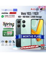 Vivo Y03 / Y03t | 4GB + 4GB RAM | 128GB Storage | PTA Approved (Official) | 1 Year Warranty | Installments Upto 12 Months - The Original Bro Mobiles