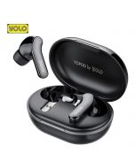 YOLO YoPod TWS Wireless Bluetooth Touch Control Environment Noise Cancellation Earbuds With Mic (Black) - ON INSTALLMENT