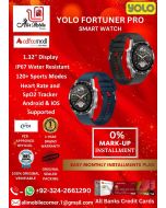 YOLO FORTUNER PRO Smart Watch Android & IOS Supported For Men & Women On Easy Monthly Installments By ALI's Mobile