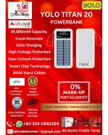 YOLO TITAN 20 POWERBANK On Easy Monthly Installments By ALI's Mobile