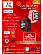 YOLO WATCH PRO Smart Watch Android & IOS Supported For Men And Women On Easy Monthly Installments By ALI's Mobile