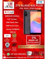 ZTE BLADE A31 PLUS (2GB RAM & 32GB ROM) On Easy Monthly Installments By ALI's Mobile