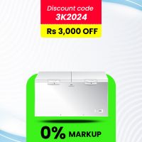 Dawlance DF-500 Double Door Deep Freezer 15 Cubic Feet With Official Warranty Upto 12 Months Installment At 0% markup