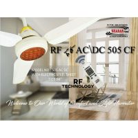 Shaban fans ( AC/DC ) Inverter Ceiling Fan with remote Control 36watt 5 year moter barand warrranty (505 model)