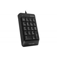 A4Tech Fstyler Numeric Keypad FK13P - Sleek & Slim - Wired USB - (Black) - Splash Resistant - High Quality - Original with S/N - Number pad keyboard for Laptop & PC