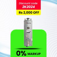 Glam Gas 30G D-10x10 Ele+Gas Water Heater Color Body With Official Warranty Upto 12 Months Installment At 0% markup