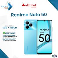 Realme Note 50 4GB RAM 128GB Storage On Easy Installments (12 Months) with 1 Year Brand Warranty & PTA Approved by SALAMTEC & BEST PRICES