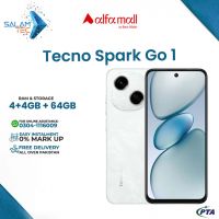 Tecno Spark Go 1 4+4gb 64gb On Easy Installments (9 Months) with 1 Year Brand Warranty & PTA Approved by SALAMTEC & BEST PRICES