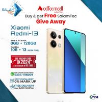 Xioami Redmi 13 8gb,128gb On Easy Installments (Upto 12 Months) with 1 Year Brand Warranty & PTA Approved with Giveaways by SALAMTEC & BEST PRICES