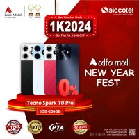 Tecno Spark 10 Pro 8GB-256GB | 1 Year Warranty | PTA Approved | Monthly Installment By Siccotel Upto 12 Months