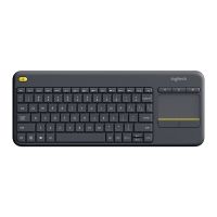 Logitech, Wireless Touch Keyboard Black K400 Plus #920-007165