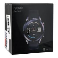 YOLO Fortuner Bluetooth Calling Smart Watch 1.3 Inches HD Display Music Playback 24/7 Heart Rate SpO2 Blood Pressure Sleep Monitoring Fitness Tracker IP67 Waterproof Smart Watch for Men & Women - ON INSTALLMENT