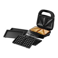 Phillips Sandwich Maker 3 in 1 HD2350/80 Black With Free Delivery - Easy Monthly Installment - Spark Technologies