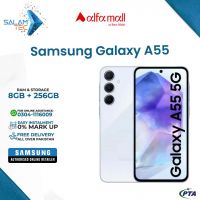 Samsung A55 5G 8+8gb 256gb On Easy Installments with 1 Year Brand Warranty & PTA Approved With Free Gift by SALAMTEC & BEST PRICES