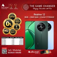 Realme 12 8GB RAM 256GB Storage | Installments Upto 12 Months - The Game Changer