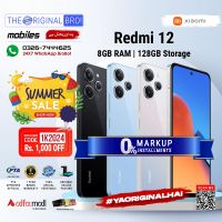 Redmi 12 8GB RAM 128GB Storage | PTA Approved | 1 Year Warranty | Installments Upto 12 Months - The Original Bro