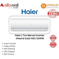 Haier 1 Ton Marvel Inverter (Heat & Cool) HSU-12HFM | On Installments | With Free AC Insatallation