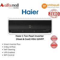Haier 1 Ton Pearl Inverter (Heat & Cool) HSU-12HFP | On Installments | With Free AC Insatallation