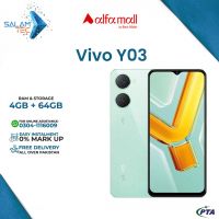 Vivo Y03 4GB RAM 64GB Storage On Easy Installments (Upto 12 Months) with 1 Year Brand Warranty & PTA Approved by SALAMTEC & BEST PRICES