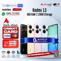 Redmi 13 | 8GB RAM | 128GB Storage | Installment | PTA Approved | 1 Year Warranty | The Original Bro Mobiles