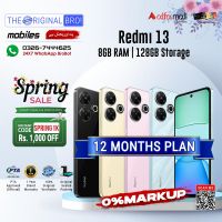 Redmi 13 | 8GB RAM | 128GB Storage | PTA Approved (Official) | 1 Year Warranty | Installments Upto 12 Months - The Original Bro Mobiles