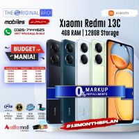 Redmi 13C 4GB RAM 128GB Storage | PTA Approved | 1 Year Warranty | Installments - The Original Bro