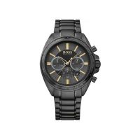 Hugo Boss Men’s Chronograph Quartz Stainless Steel Black Dial 45mm Watch 1513277 On 12 Months Installments At 0% Markup