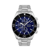 Hugo Boss Men’s Chronograph Quartz Stainless Steel Blue Dial 44mm Watch 1513704 On 12 Months Installments At 0% Markup