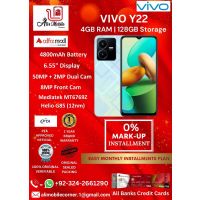 VIVO Y22 (4GB+3GB EXTENDED RAM & 128GB ROM) On Easy Monthly Installments By ALI's Mobile