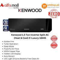 Kenwood 1.5 Ton Inverter Split AC (Heat & Cool) E-Luxury 1844S | On Installments | With Free Delivery