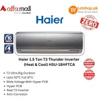 Haier 1.5 Ton T3 Thunder Inverter   (Heat & Cool) HSU-18HFTCA | On Installation | WIth Free AC Installation