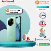 Redmi A3X (3GB Ram 64Gb ROM) | One Year Official Warranty | PTA Approved | On Installments 