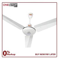 GFC AC DC Ceiling Fan 56 Inch Deluxe Model High quality paint for superior finishing Energy Efficient Electrical Steel Sheet - 99.9% Pure Copper Wire - Installment