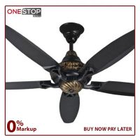 GFC Ceiling Fan Future Model 56 Energy efficient Electrical Steel Sheet and 99.9% Pure Copper Wire Superior quality aluminum alloy construction Brand Warranty - Installment