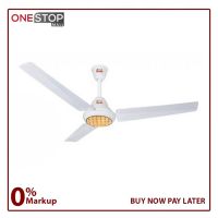 GFC AC DC Ceiling Fan 56 Inch Ravi Model High quality paint for superior finishing Energy Efficient Electrical Steel Sheet - 99.9% Pure Copper Wire - Installment