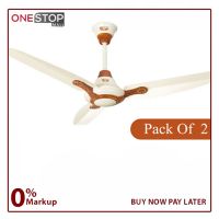 GFC AC DC Ceiling Fan 56 Inch Superior Model Pack Of 2 High quality Brand Warranty Other Bank
