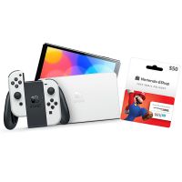Nintendo Switch OLED Console With USA Nintendo eShop Game Card $50 (Email Delivery) By Telemart