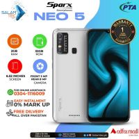 SparX Neo 5 2GB 32Gb On Easy Installments (12 Months) with 1 Year Brand Warranty & PTA Approved With Free Gift by SALAMTEC & BEST PRICES