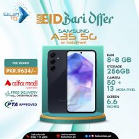 Samsung A35 5G 8+8gb 256gb On Easy Installments (12 Months) with 1 Year Brand Warranty & PTA Approved With Free Gift by SALAMTEC & BEST PRICES