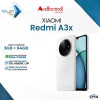 Xiaomi A3X 3GB RAM 64GB Storage On Easy Installments (Upto 12 Months) with 1 Year Brand Warranty & PTA Approved by SALAMTEC & BEST PRICES