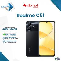 Realme C51 4GB RAM 64GB Storage On Easy Installments (12 Months) with 1 Year Brand Warranty & PTA Approved by SALAMTEC & BEST PRICES