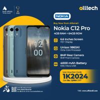 Nokia C12 Pro 4GB-64GB | 1 Year Warranty | PTA Approved | Monthly Installments By ALLTECH Upto 12 Months