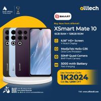 Xsmart Mate 10 6GB-128GB | 1 Year Warranty | PTA Approved | Monthly Installments By ALLTECH Upto 12 Months