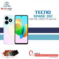 Tecno Spark 20C (4GB+4GB, 128GB) PTA Approved Non Active With Official Warranty - Installment - SharkTech