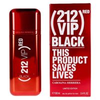 Carolina Herrera 212 VIP Black Red Limited Edition Men Eau De Parfum (Dubai Imported Replica Perfume) - ON INSTALLMENT