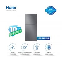 Haier E-Star Series Metal Door Refrigerator HRF 216 EBS/EBD - Installments