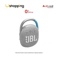 JBL Clip 4 Eco Portable Bluetooth Speaker-White - On Installments - ISPK-0108