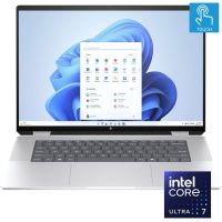 HP Envy x360 2-in-1 16-AC0023DX Laptop | Intel® Core™ Ultra 7 processor 155U, 16GB DDR5, 1TB SSD, Backlit KB, 16" WUXGA Touchscreen | Glacier Silver (International Warranty) - (Installment)